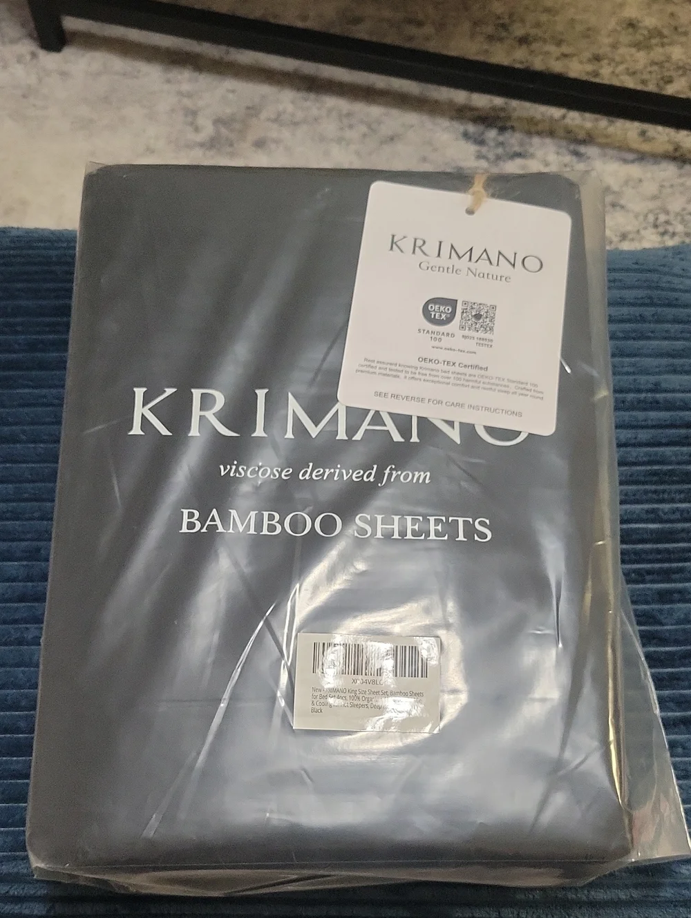 Krimano Bamboo Sheets in Black